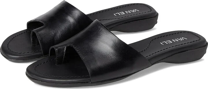 Vaneli Tallis Women's Sandals Black Glove Nappa : 10 W (D), Leather