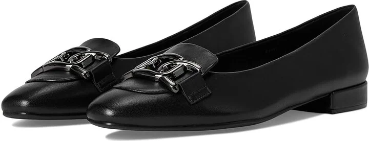 Vaneli Tansy Women's Flat Shoes Black Nappa : 5 M (B), Leather