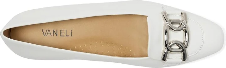 Vaneli Tansy Women's Flat Shoes White Nappa : 9 N (AA), Leather - Image 2