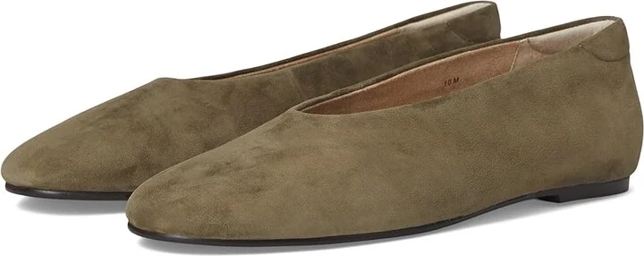 Vaneli Tarim Women's Flat Shoes Khaki Suede : 6 M (B)