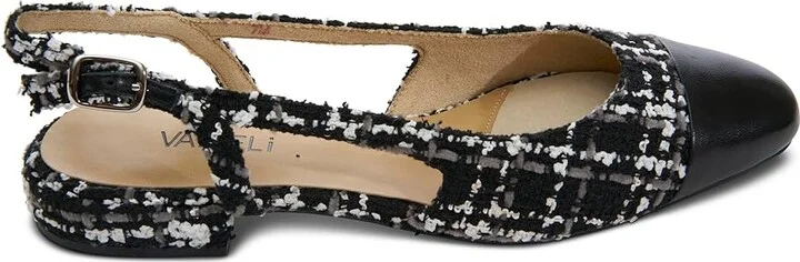 Vaneli Tisha High Women's Heels Black Sakti Fab/Black Nappa : 5 M (B), Leather - Image 4