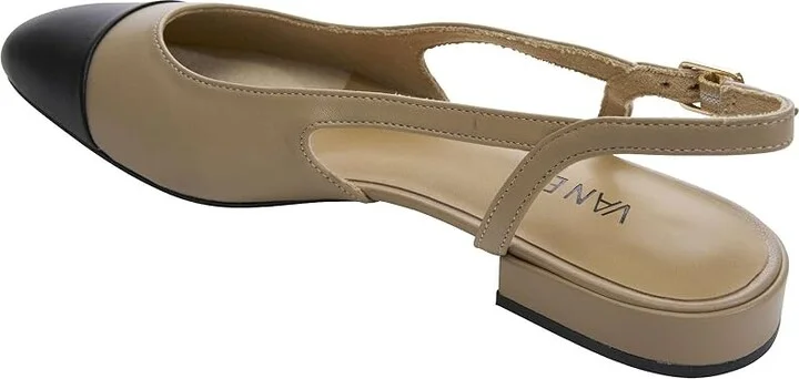 Vaneli Tisha High Women's Heels Pudding/Black Nappa : 7 N (AA), Leather - Image 3