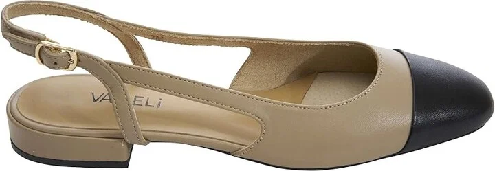Vaneli Tisha High Women's Heels Pudding/Black Nappa : 7 N (AA), Leather - Image 5