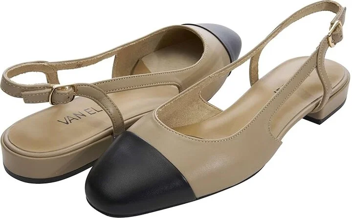 Vaneli Tisha High Women's Heels Pudding/Black Nappa : 7 N (AA), Leather