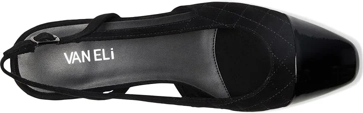 Vaneli Trill Women's Slip-on Dress Shoes Black Suede/Patent : 8 M (B) - Image 2