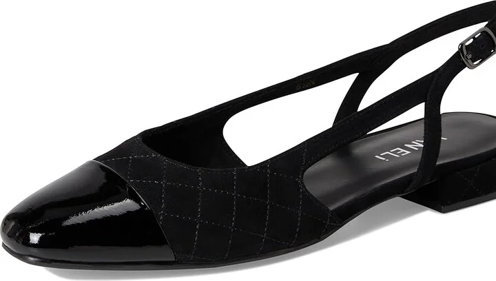 Vaneli Trill Women's Slip-on Dress Shoes Black Suede/Patent : 8 M (B) - Image 7