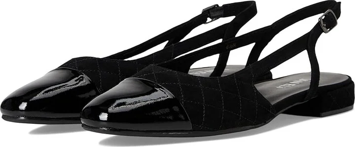 Vaneli Trill Women's Slip-on Dress Shoes Black Suede/Patent : 8 M (B)