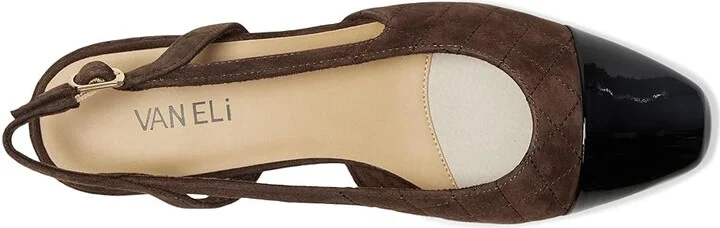 Vaneli Trill Women's Slip-on Dress Shoes Tmoro Suede/Black Patent : 5.5 M (B) - Image 2