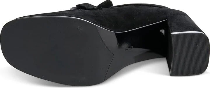 Vaneli Varena High Women's Heels Black Suede : 6 M (B), Leather/Suede - Image 2