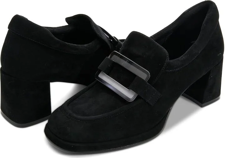 Vaneli Varena High Women's Heels Black Suede : 6 M (B), Leather/Suede
