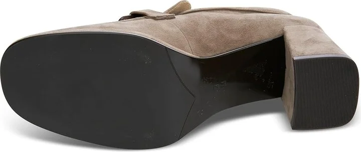 Vaneli Varena High Women's Heels Military Suede : 10 M (B), Leather/Suede - Image 2