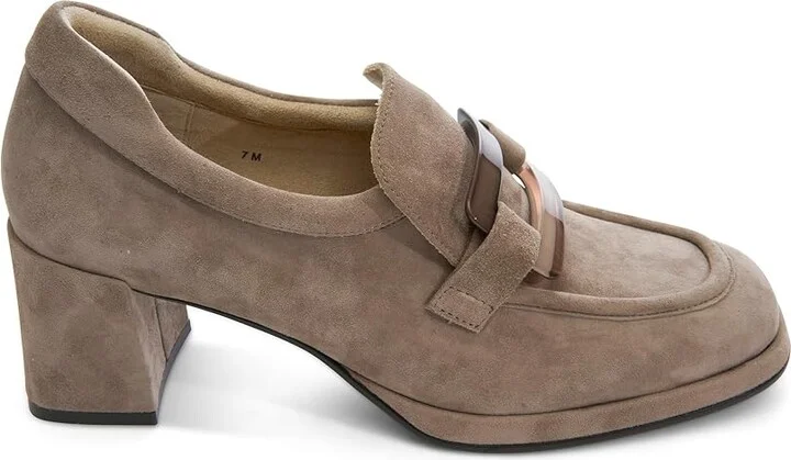 Vaneli Varena High Women's Heels Military Suede : 10 M (B), Leather/Suede - Image 4