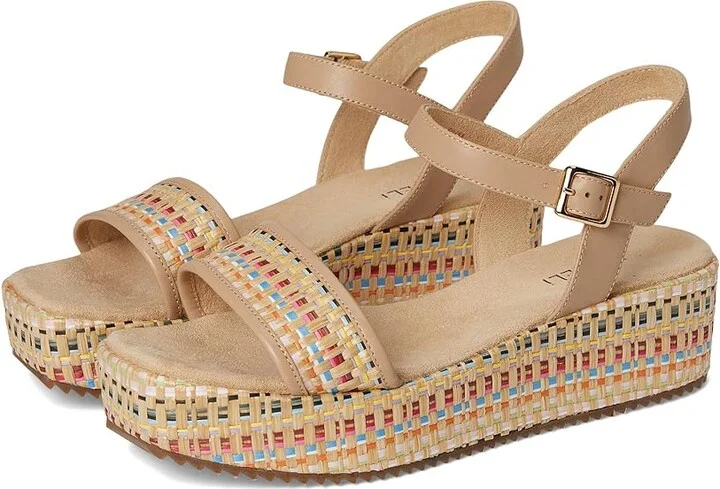 Vaneli Walda Women's Sandals Nude Nappa/Nat Mlt Holdo : 5.5 M (B), Rubber