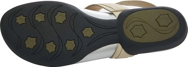 Vaneli Walk Women's Sandals Cream Milled Calf : 11 M (B), Leather/Rubber - Image 2