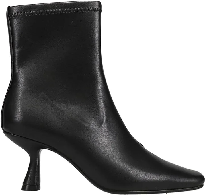 VANELi Womens Gabris Square Toe Zippered Casual Boots Ankle Mid Heel 2-3" - Black - Size 9.5 M