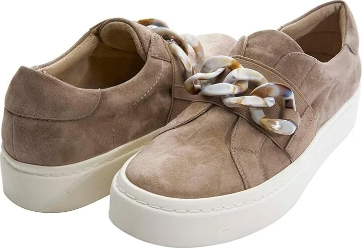 Vaneli Yazz Women's Shoes Truffle Suede : 7.5 N (AA), Leather/Rubber