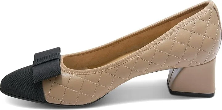 Vaneli Zander High Women's Heels Pudding Nappa : 9.5 M (B), Leather/Rubber - Image 3