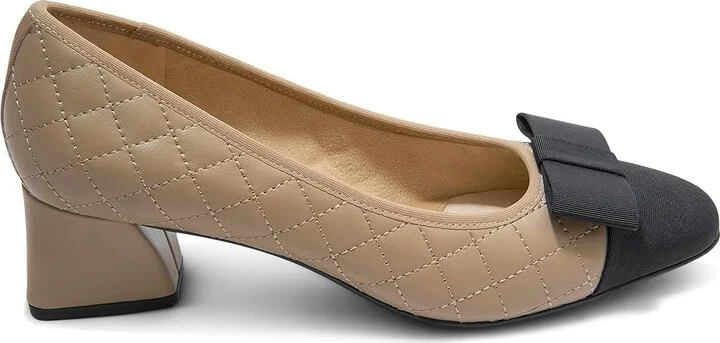 Vaneli Zander High Women's Heels Pudding Nappa : 9.5 M (B), Leather/Rubber - Image 4