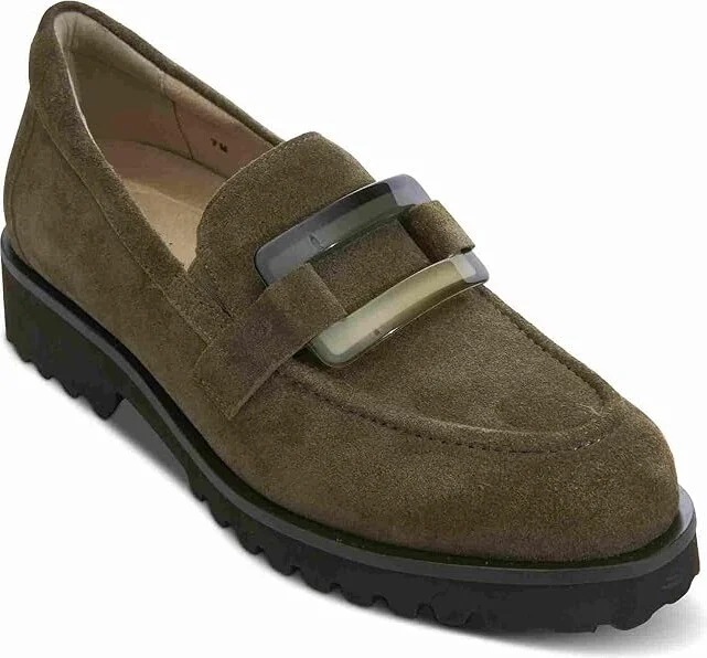 Vaneli Zinta Women's Flat Shoes Khaki Waterproof Suede : 10 N (AA) - Image 4
