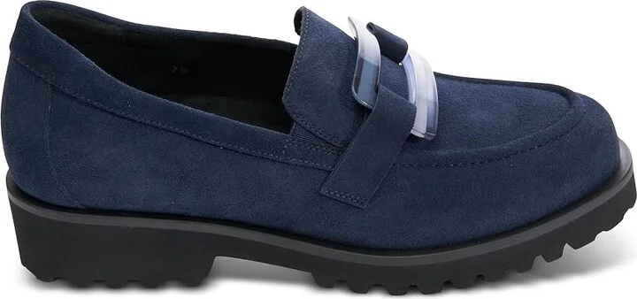 Vaneli Zinta Women's Flat Shoes Navy Waterproof Suede : 9.5 M (B) - Image 4