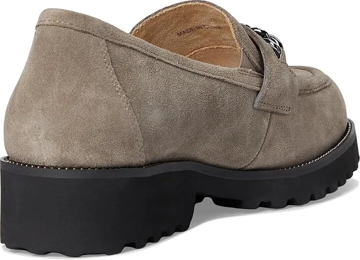 Vaneli Zoxfo Women's Flat Shoes Dark Taupe Weatherproof Suede : 6.5 M (B), Leather - Image 4