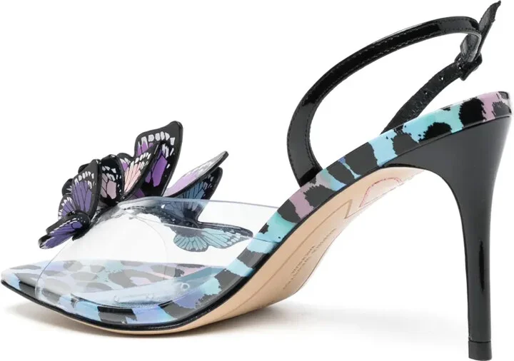 Vanessa 95mm butterfly-detail sandals - Image 3