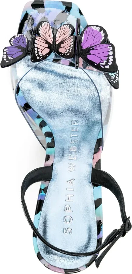 Vanessa 95mm butterfly-detail sandals - Image 4