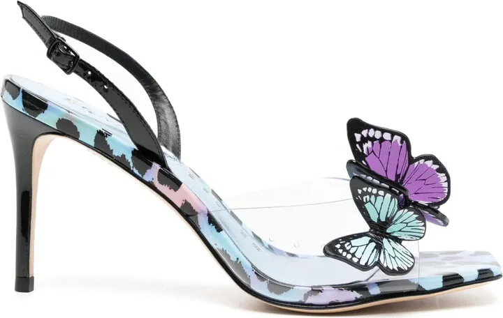 Vanessa 95mm butterfly-detail sandals