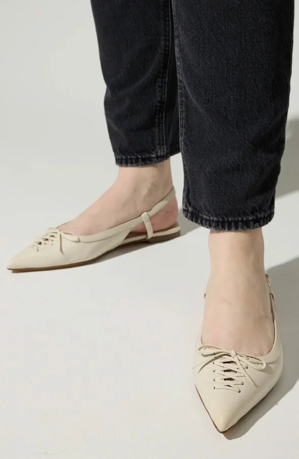 Vanessa Slingback Pointed Toe Flat - Image 2