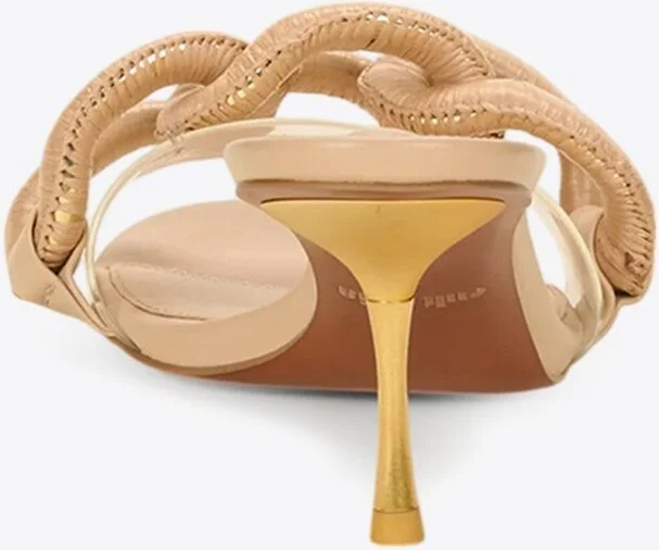 Vaneya 70 Interlocking Strap Sandals - Image 2