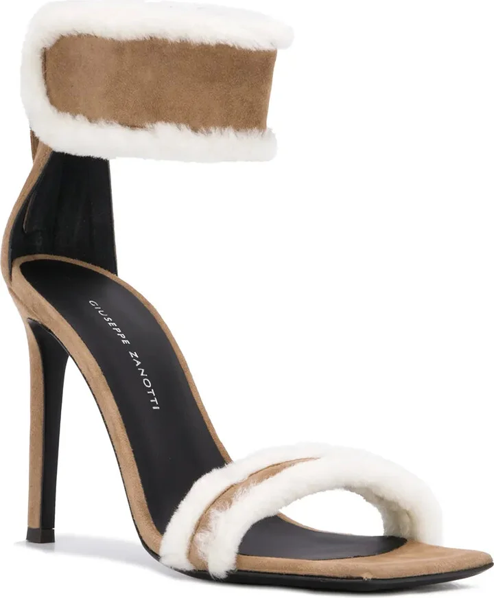 Vanilla Winter shearling-trimmed sandals - Image 2