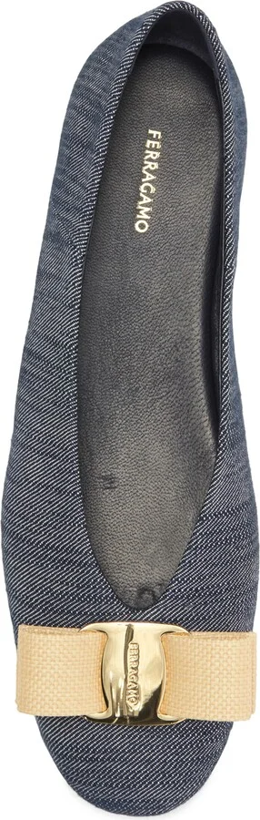 Vanna Bow Denim Ballet Flat - Image 5