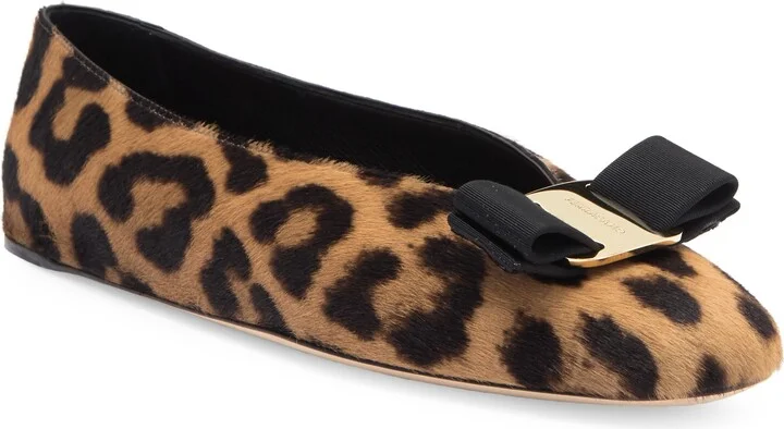 Vanna Genuine Calf Hair Ballet Flat