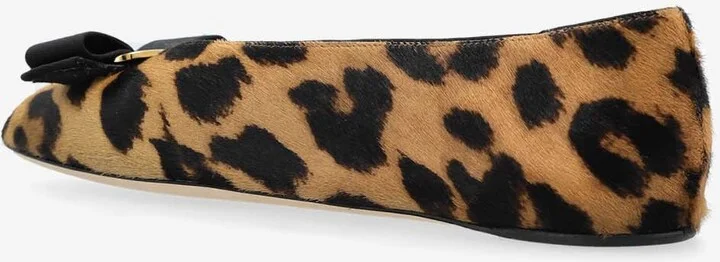 Vanna Leopard Print Ballet Flats - Image 2