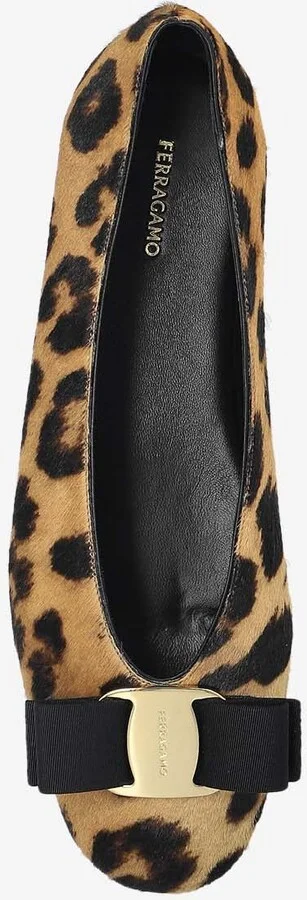 Vanna Leopard Print Ballet Flats - Image 3