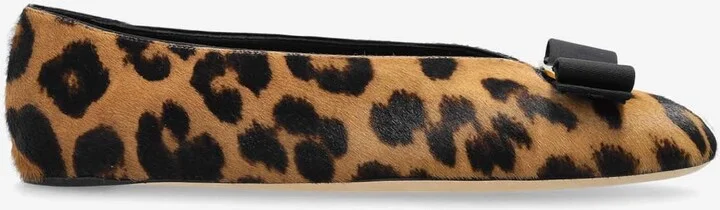 Vanna Leopard Print Ballet Flats
