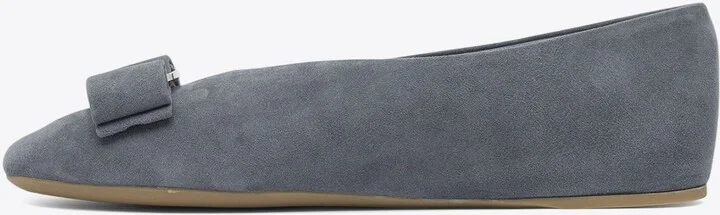 Vanna Vara-Bow Suede Ballet Flats - Image 2