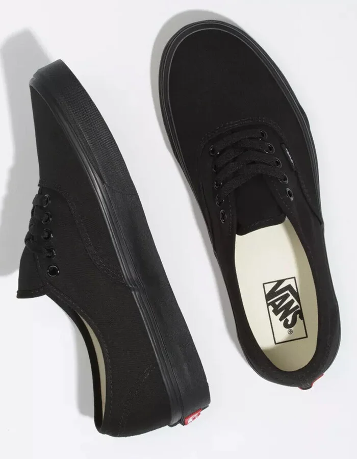 VANS Authentic Black & Black Shoes - Image 4