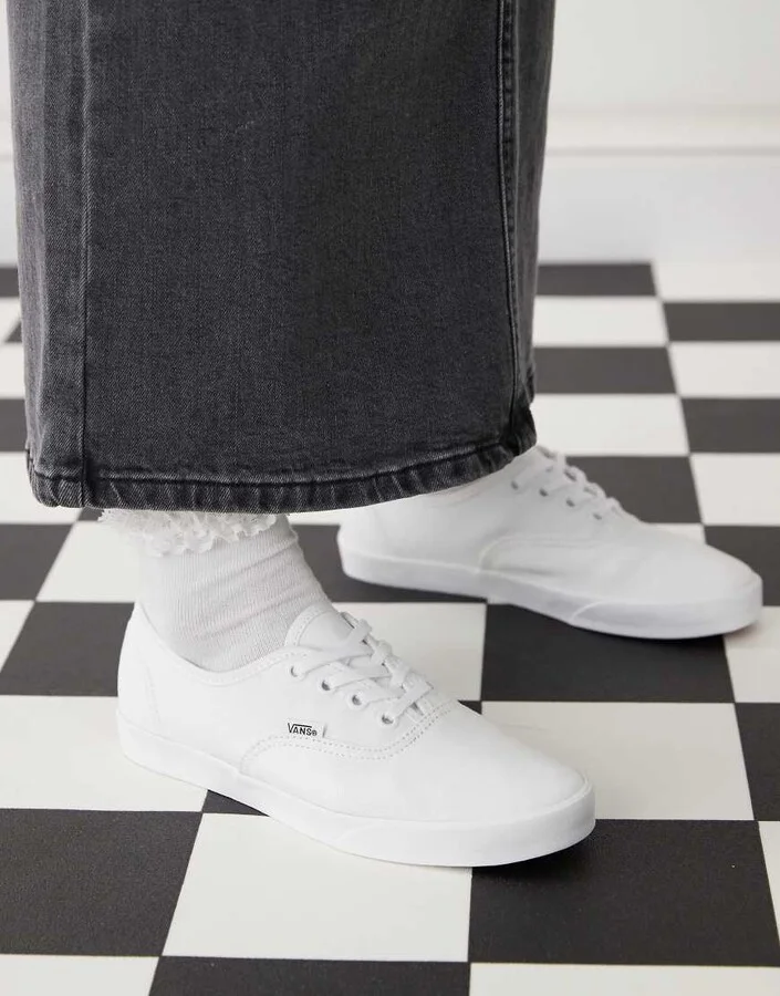 Vans Authentic Lowpro sneakers in white - Image 4