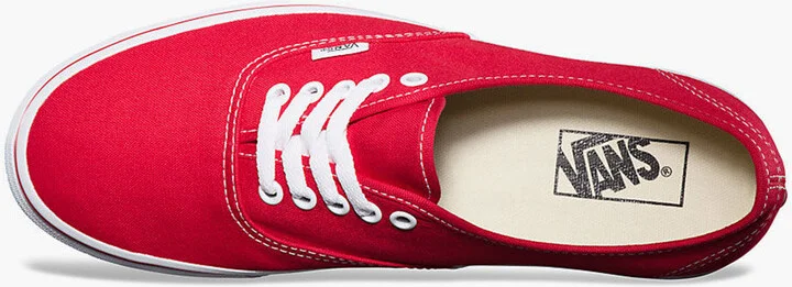 VANS Authentic Red Shoes - Image 3