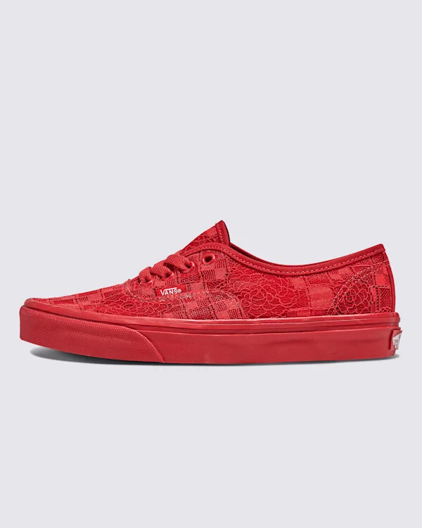 Vans Authentic Shoes (Chili Pepper Red) - 3.5 Boys / 5.0 Women