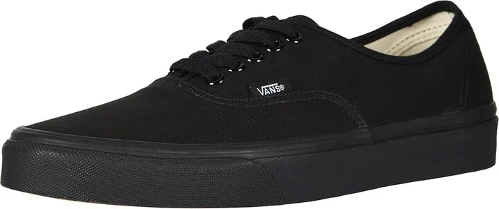 Vans Authentic Skate Shoes Black/Black : Men's 6.5 - Women's 8 Medium, Canvas - Image 2