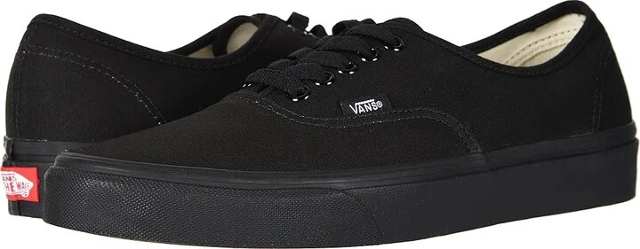 Vans Authentic Skate Shoes Black/Black : Men's 6.5 - Women's 8 Medium, Canvas