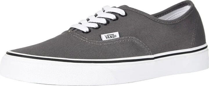 Vans Authentic Skate Shoes Black/Pewter : Men's 14 - Women's 15.5 Medium, Canvas/Leather/Suede - Image 2