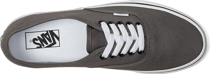 Vans Authentic Skate Shoes Black/Pewter : Men's 14 - Women's 15.5 Medium, Canvas/Leather/Suede - Image 3