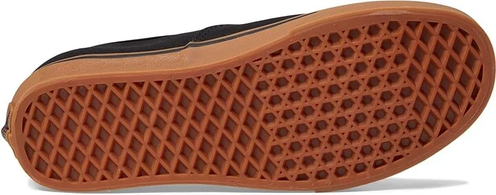 Vans Authentic Skate Shoes Black/Rubber : Men's 7 - Women's 8.5 Medium, Canvas/Leather/Suede - Image 4