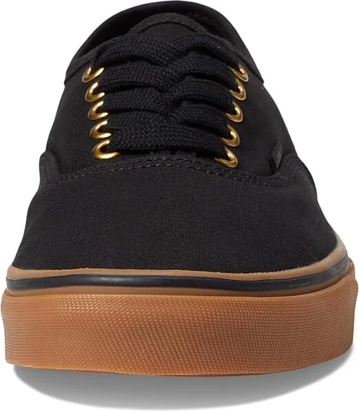 Vans Authentic Skate Shoes Black/Rubber : Men's 7 - Women's 8.5 Medium, Canvas/Leather/Suede - Image 6