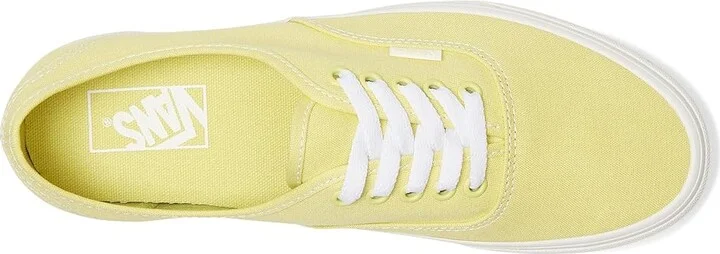 Vans Authentic Skate Shoes Pastel Canary Yellow : Men's 13 - Women's 14.5 Medium - Image 2
