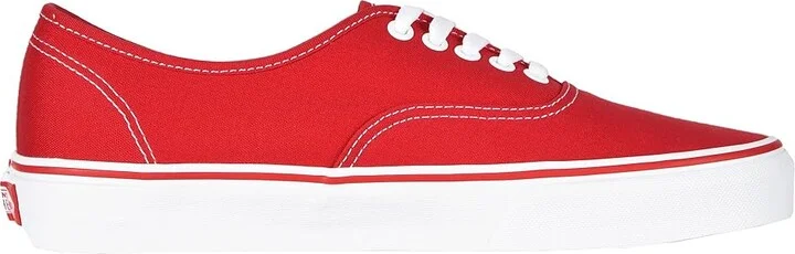 Vans Authentic Skate Shoes Red : Men's 6.5 - Women's 8 Medium, Canvas - Image 8