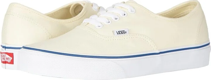 Vans Authentic Skate Shoes White : Men's 7 - Women's 8.5 Medium, Canvas